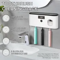 Стерилізатор зубних щіток UV (Тримач) з дозатором пасти, USB, Настінний, 5 слотів — фото 6