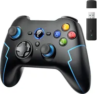 EasySMX Wireless Controller PC, 9013pro Bluetooth 2,4G Wireless Game Controller Android Smartphone Gaming Gamepad Joystick PC Windows /PS3/Android TV