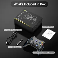 EasySMX Wireless Controller PC, 9013pro Bluetooth 2,4G Wireless Game Controller Android Smartphone Gaming Gamepad Joystick PC Windows /PS3/Android TV — фото 4