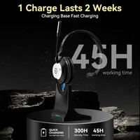 Бездротова гарнітура з мікрофоном (AI Noise Cancelling), USB-Dongle + Bluetooth, для Call-центру — фото 6
