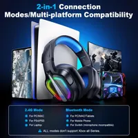 Игровая гарнитура Fachixy FC-200 (2.4ГГц / Bluetooth 5.4), 50ч, Складная, для PS5/PC/Mobile — фото 9