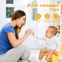 Lookka Baby Sensory Toy, Toddler Learning and Fine Motor Skills Cube, Montessori Busy Cube Toy, Gift for 1 2 3 Year Old Boys Girls — фото 3