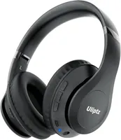 Навушники Uliptz (65 годин, 6 EQ режимів), Bluetooth 5.3, Складані, HiFi, Чорні — фото 2