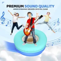 Дитячі навушники JoySpark (Сині) Bluetooth 5.3, Обмеження гучності, 60г, Мікрофон — фото 4