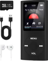 MP3-плеєр з Bluetooth 5.2 (32ГБ), Диктофон, Відео, Електронні книги, Динамік, Чорний — фото 3