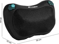 MalTec Coussin de massage Shiatsu pour le dos, la nuque, le corps, appareil de massage du dos chauffant pour le bureau, la voiture ou la maison — фото 4