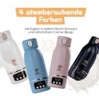 Подогреватель бутылочек BEBELUX (36W USB-C), Портативный, Аккумуляторный, Точная температура — фото 7