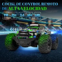 Радіокерована машина 1:18 (25 км/год) Позашляховик, Пар, LED, 2 акумулятори, Зелена — фото 5