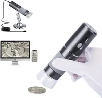 4K 3840x2160P WiFi Digital Microscope for iPhone/Android Cellphones and Windows Mac PC, Wireless Handheld Microscope with Stand for Adults and Kids — фото 4