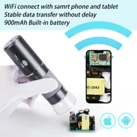 Цифровий мікроскоп 4K WiFi (3840x2160P), Бездротовий, USB, з підставкою, для iPhone/Android/PC