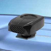 Автомобильный тепловентилятор (Дефростер) 12V для лобового стекла, Вращение 360°, Черный — фото 8