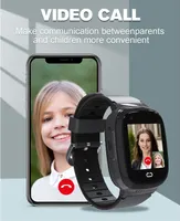Дитячий смарт-годинник PTHTECHUS 4G з GPS та відеодзвінком, SOS кнопка, Чорний — фото 3