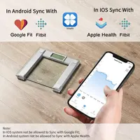 Умные напольные весы Vitafit 250 кг (Усиленные), Анализ тела (BMI App), Широкие — фото 6