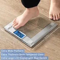Умные напольные весы Vitafit 250 кг (Усиленные), Анализ тела (BMI App), Широкие — фото 8