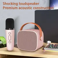 Детская мини караоке-машина с микрофоном (Bluetooth), Розовая, Эффекты голоса — фото 6