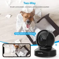 Видеоняня Wi-Fi камера Wansview Q5 (2K), Поворотная, Двусторонняя связь, Ночное видение — фото 3