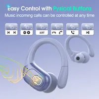 Навушники-перекладачі AI Translator Earbuds (144 мови), Bluetooth 5.4, Фіолетові