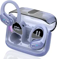 Навушники-перекладачі AI Translator Earbuds (144 мови), Bluetooth 5.4, Фіолетові — фото 2