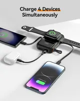Power Bank Kuulaa 10000mAh для iPhone та Apple Watch (Вбудовані кабелі), Швидка зарядка — фото 7