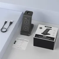 Бездротова зарядна станція 3-в-1 для Samsung (Galaxy S24/Fold/Flip, Watch, Buds)