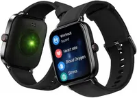 Смарт-часы IDW28 с функцией звонка (Bluetooth Call), 1.85" HD, Alexa Built-in, Черные