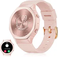 Женские фитнес-часы с функцией звонка (Pink), 1.7" Сенсорный экран, IP67 — фото 3