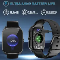 Smart Watch for Men Women Bluetooth Calls, 1.95" HD Curved Screen Smartwatch with Heart Rate/Sleep Monitor, 110+ Sport Modes, Carbon Black — фото 3