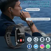 Smart Watch for Men Women Bluetooth Calls, 1.95" HD Curved Screen Smartwatch with Heart Rate/Sleep Monitor, 110+ Sport Modes, Carbon Black — фото 6