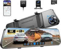 Відеореєстратор-дзеркало AZDOME PG17 (4K + 1080P), 12" Сенсорний, GPS, Voice Control — фото 4
