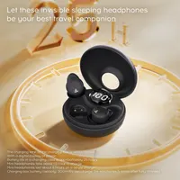 Мини-наушники для сна (Невидимки) Sunvito, Bluetooth 5.3, Для сна на боку, Черные — фото 3