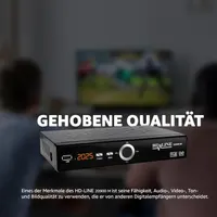 hd-line Echosat 20900 Digital Satellite Receiver (HDTV, DVB-S/S2, HDMI, SCART, 2x USB 2.0, Full HD 1080p)