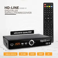 hd-line Echosat 20900 Digital Satellite Receiver (HDTV, DVB-S/S2, HDMI, SCART, 2x USB 2.0, Full HD 1080p) — фото 6