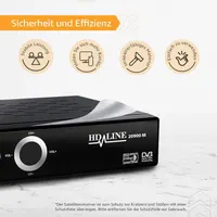 hd-line Echosat 20900 Digital Satellite Receiver (HDTV, DVB-S/S2, HDMI, SCART, 2x USB 2.0, Full HD 1080p) — фото 7