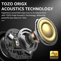 Бездротові навушники TOZO NC9 з активним шумозаглушенням (ANC 45dB), IPX8, Чорні — фото 4