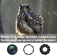 Портретний об'єктив 85mm f/1.8 для Canon EF (Мануальний), Світлосильний, Для Боке — фото 3