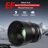 Портретний об'єктив 85mm f/1.8 для Canon EF (Мануальний), Світлосильний, Для Боке — фото 4