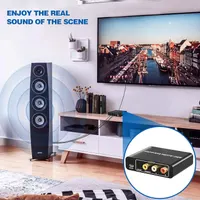 Адаптер-екстрактор звуку HDMI ARC в (RCA/3.5mm) + Цифра (Optical/Coax), CEC — фото 6