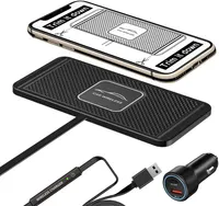 Модуль беспроводной зарядки 15W DIY (Встраиваемый), Qi Pad, USB Adapter, Черный — фото 4