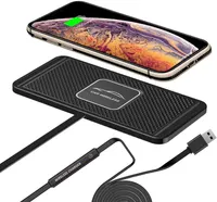 Модуль беспроводной зарядки 15W DIY (Встраиваемый), Qi Pad, USB Adapter, Черный — фото 5