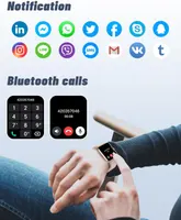 Смарт-годинник GRV з функцією дзвінка (Bluetooth Call), Starlight Gold, IP68, Крокомір — фото 6