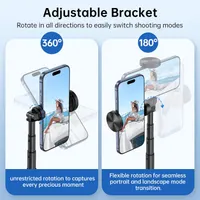 Алюминиевый штатив-селфи палка SYNCWIRE 157 см (62"), Усиленный, Bluetooth — фото 4
