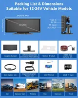 Портативний дисплей ESSGOO 10.26" IPS, Wireless CarPlay, 4K Відеореєстратор — фото 4