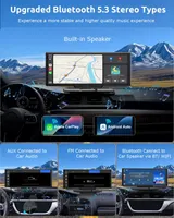 Портативний дисплей ESSGOO 10.26" IPS, Wireless CarPlay, 4K Відеореєстратор — фото 5