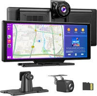 Портативный дисплей ESSGOO 10.26" IPS, Wireless CarPlay, 4K Видеорегистратор
