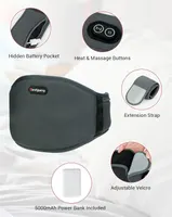 Бездротовий пояс-грілка для спини Comfytemp (Вібромасаж + Power Bank 5000mAh) — фото 7