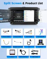 Штатная магнитола Android 2+64G для VW (Golf 5/6, Passat B6, Tiguan, Polo), 7" CarPlay — фото 2