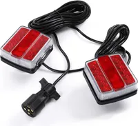 Magnetic LED Trailer Towing Light Kit, 24ft Cable with 7 pin Plug, IP68 Waterproof, DOT Approved — фото 5