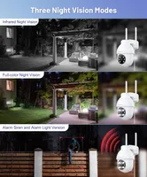 Вулична PTZ камера GALAYOU Y4 (2K), 360° Огляд, Кольорова ніч, Wi-Fi — фото 6