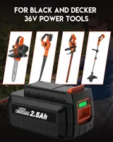 Акумулятор для Black&Decker 36V/40V (LBXR36), 2500mAh Li-ion, Заміна оригіналу — фото 5