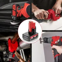 Акумулятор для Milwaukee M12 (12V 6.0Ah), Li-ion, LED індикатор, Заміна 48-11-2401 — фото 3